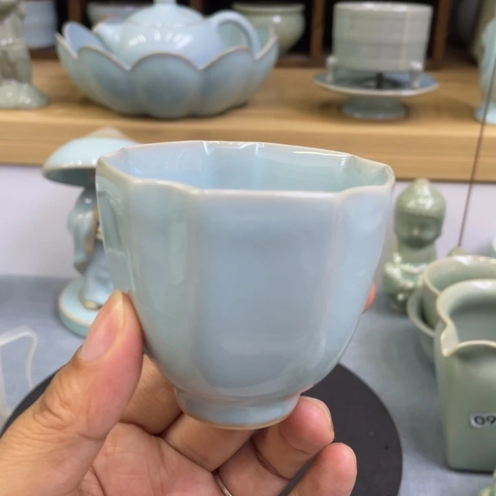 杯子不开片五方杯