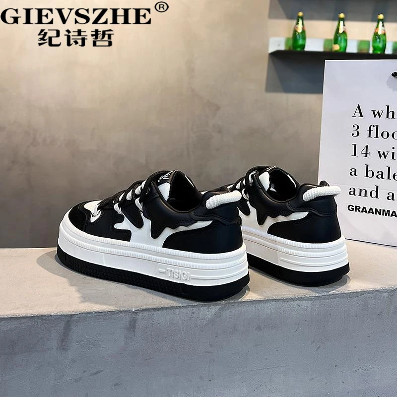 纪诗哲增高小白鞋女夏季新款厚底时尚百搭软底透气运动休闲板鞋