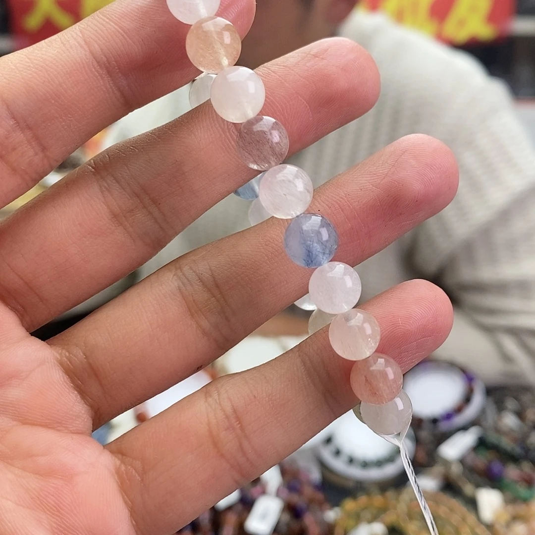 未镶嵌手链水晶多样性发一