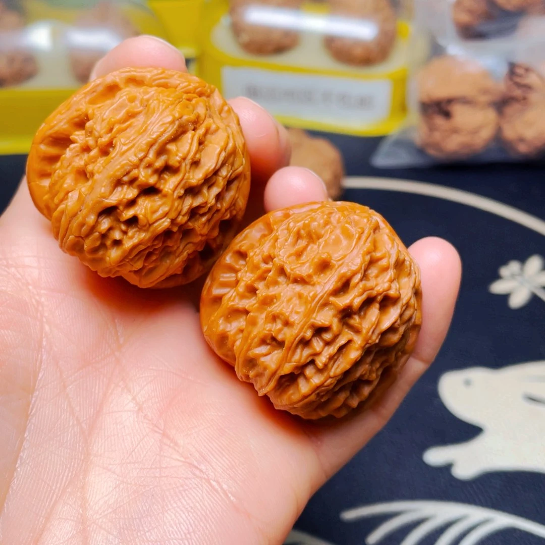 吊坠文玩核桃白狮子