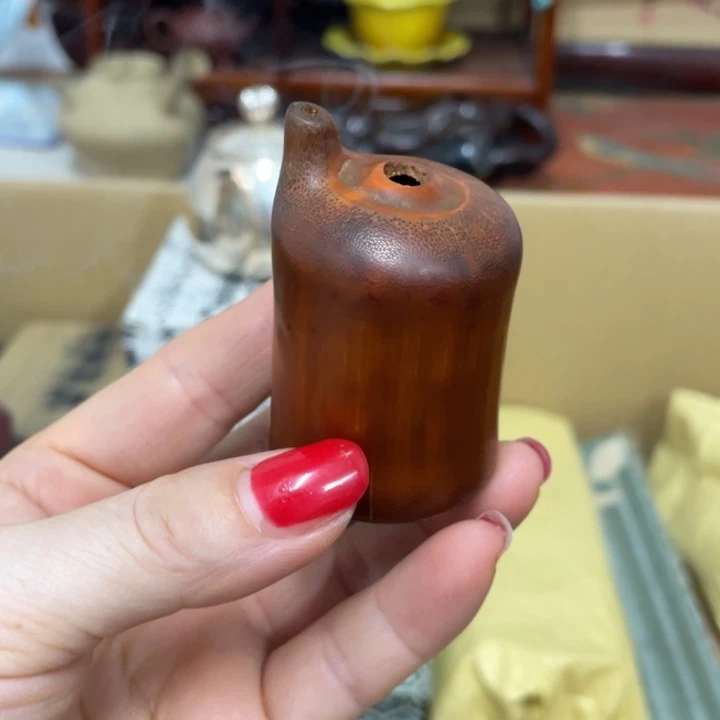 竹中古艺术品摆件