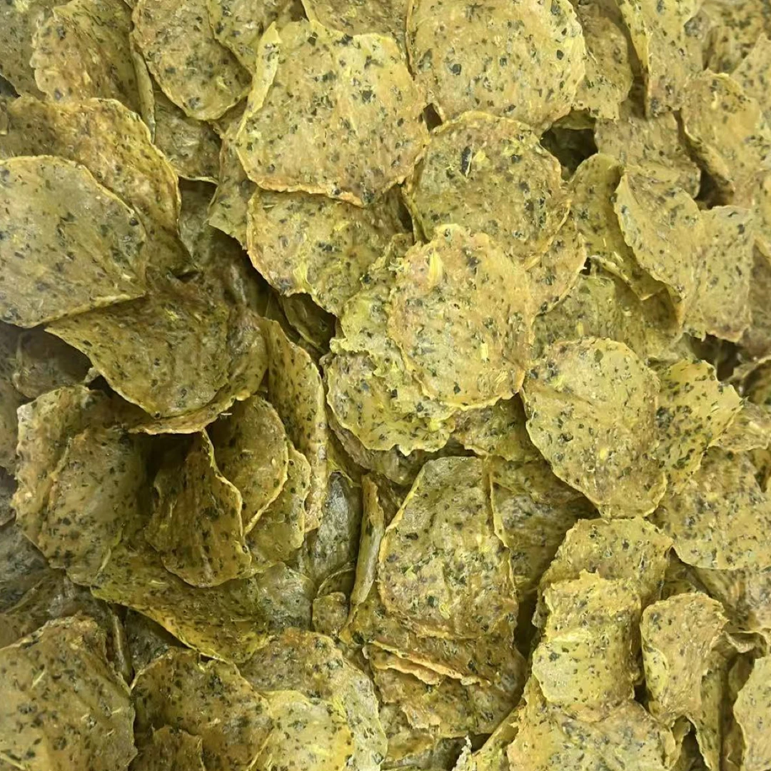 鸡肉羽衣甘蓝薯片鸭肉苦菊酥脆奖烘干零食猫咪狗狗零食自制零添加