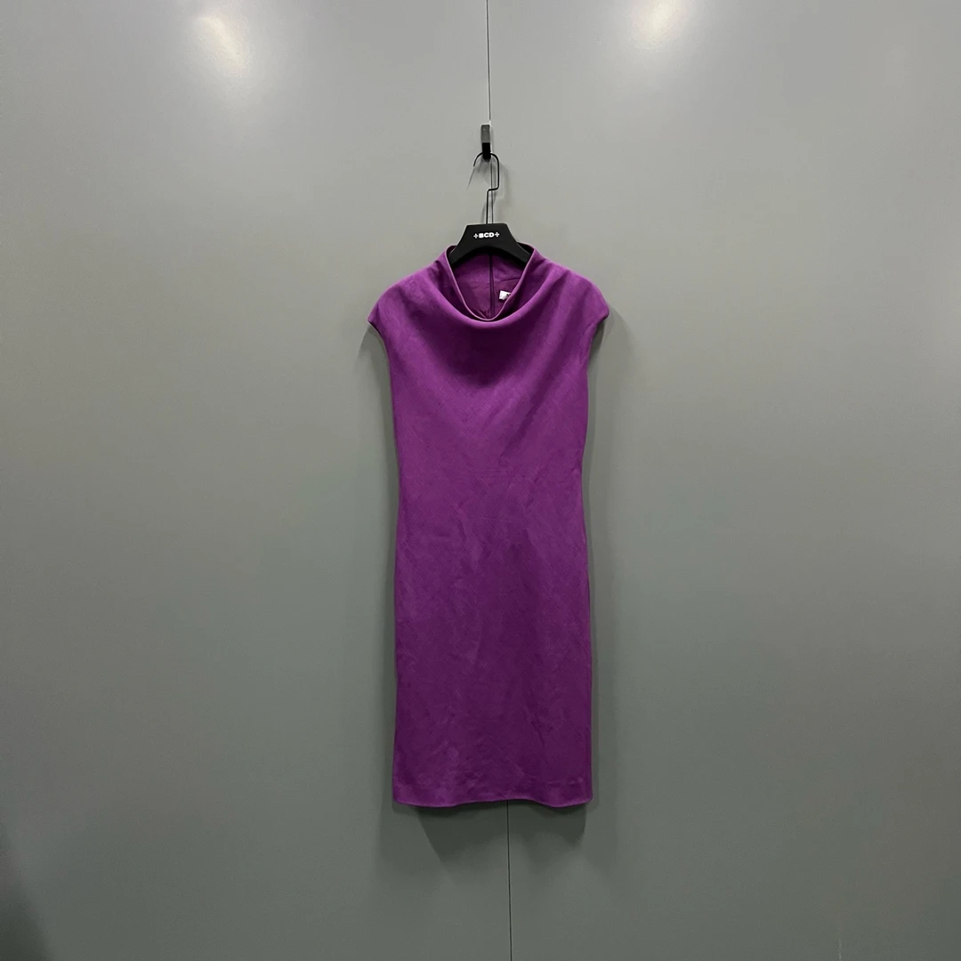 99新 MaxMara zz7 紫色连衣裙 38码/98新/207474