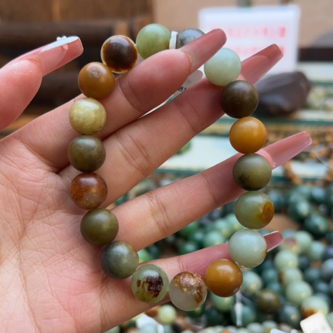 和田玉手串15d拍一发一