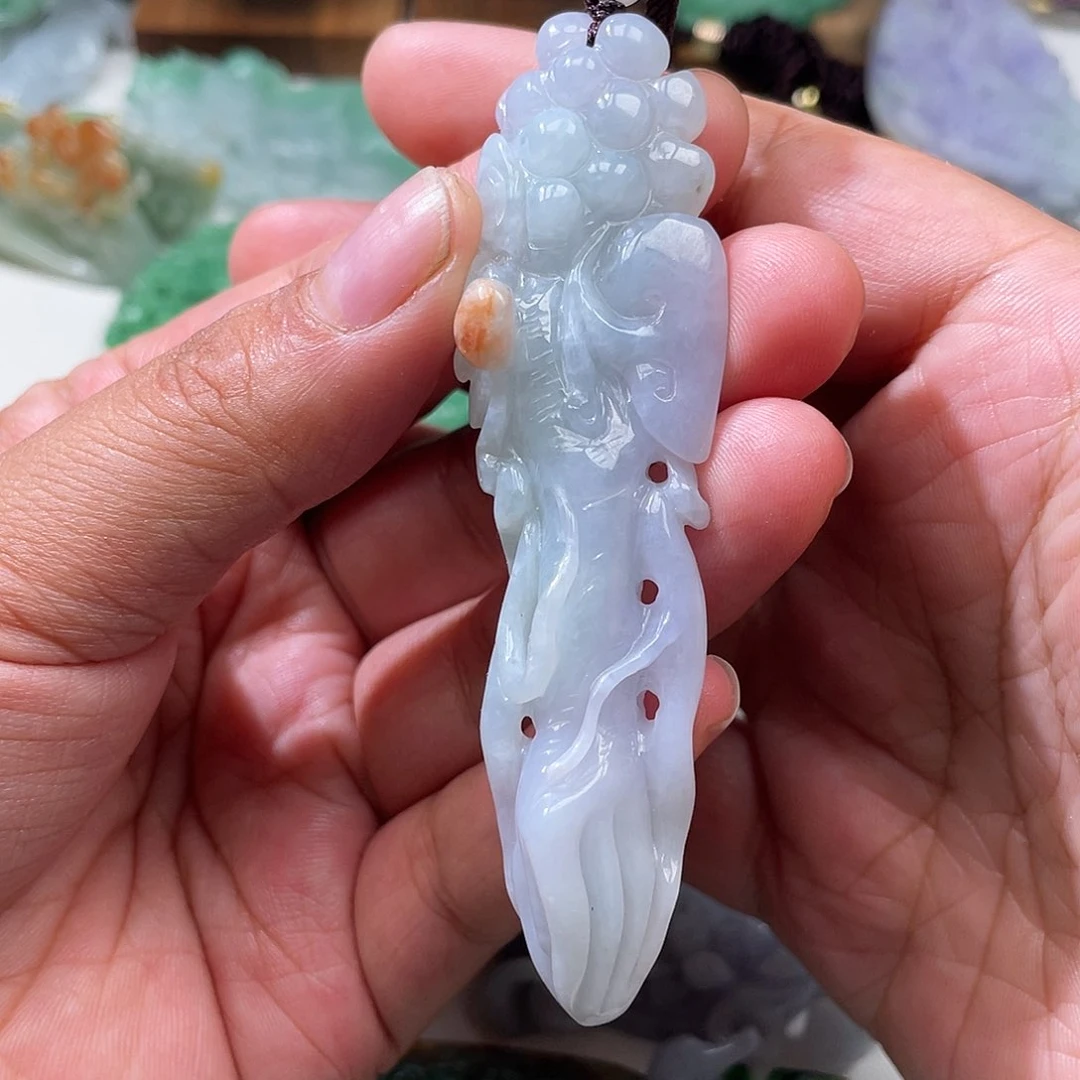 颈饰未镶嵌翡翠翡玉缘翡翠