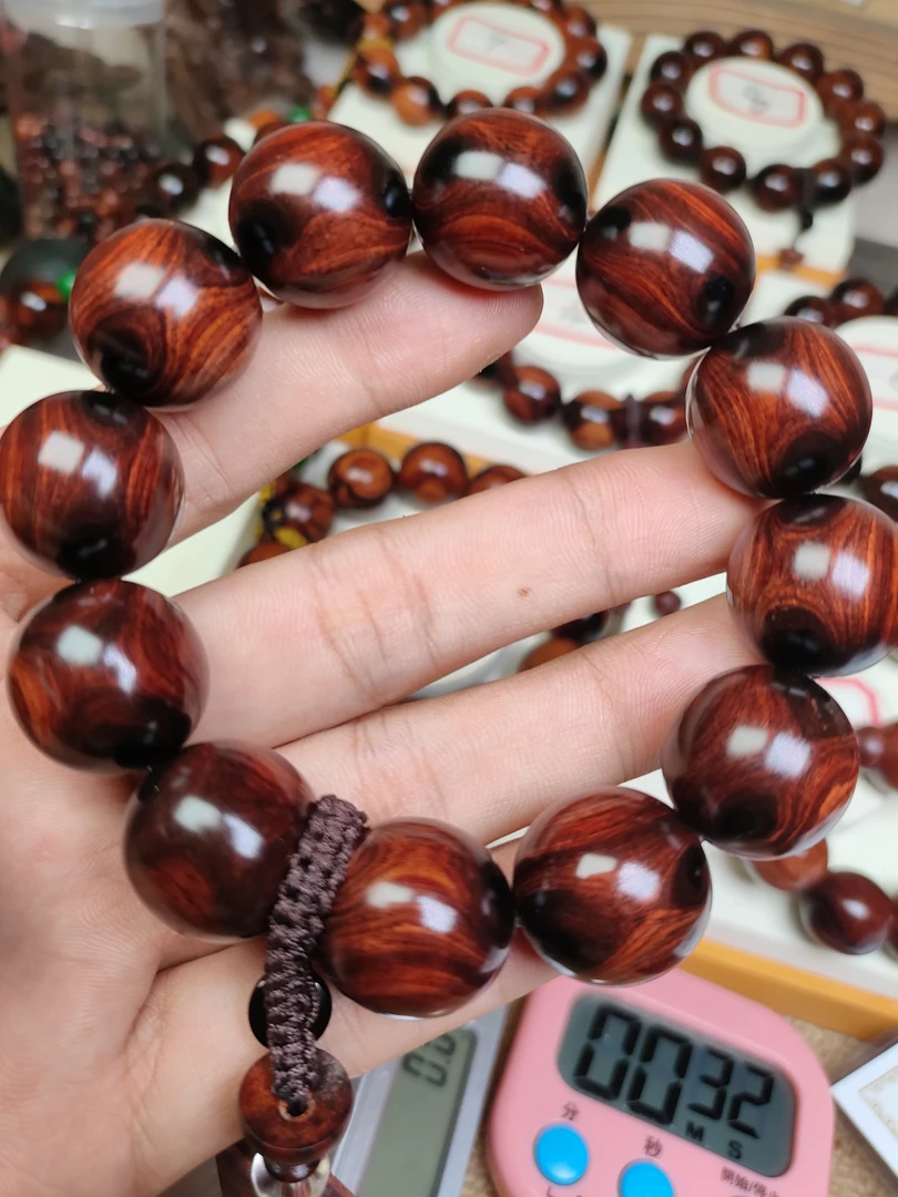 2.0紫油梨花梨手串