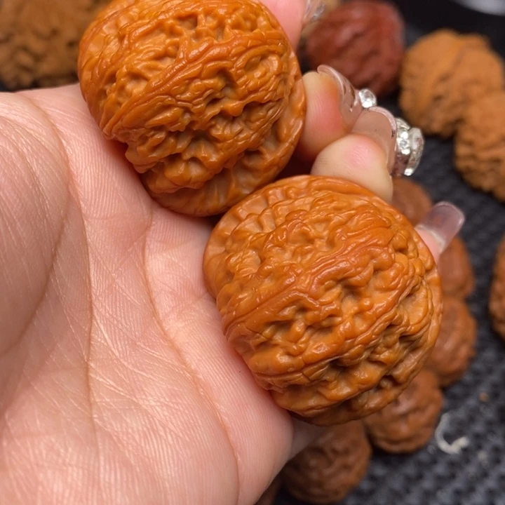吊坠文玩核桃秦岭野生35