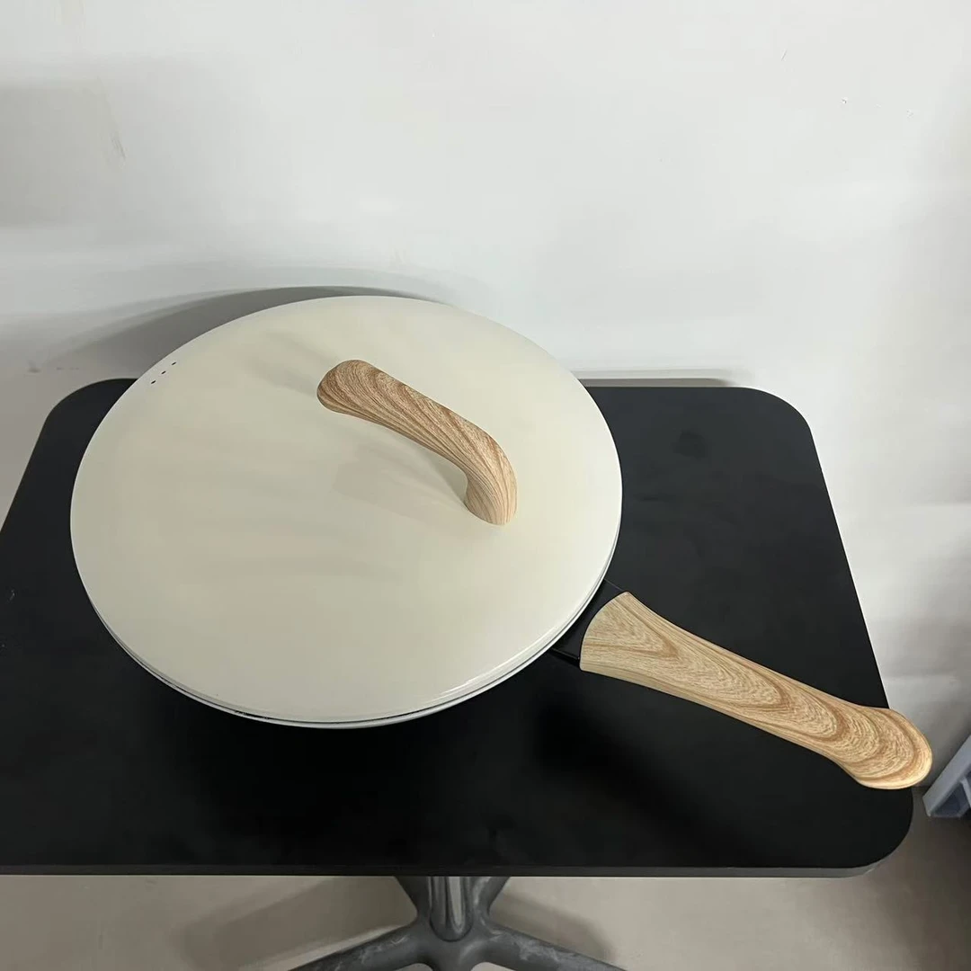 【粉丝福利】木柄不粘锅炒锅