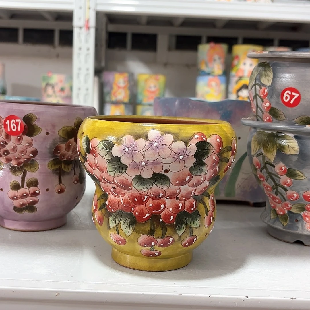 紫砂花盆手工花盆默认微瑕12/13