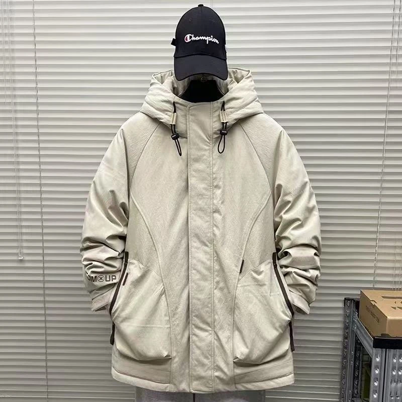 《烈焰》中长款90绒子小众设计商场撤柜国标羽绒服-1693