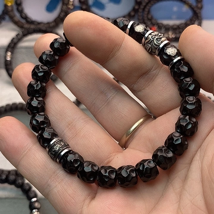 手串椰蒂海**云98奶酪双配饰黑金