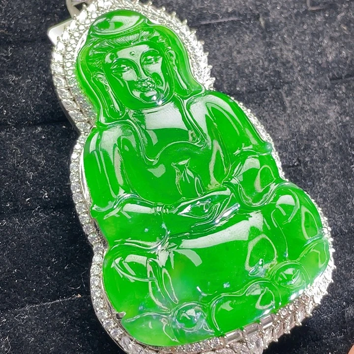 翡翠未镶嵌颈饰10