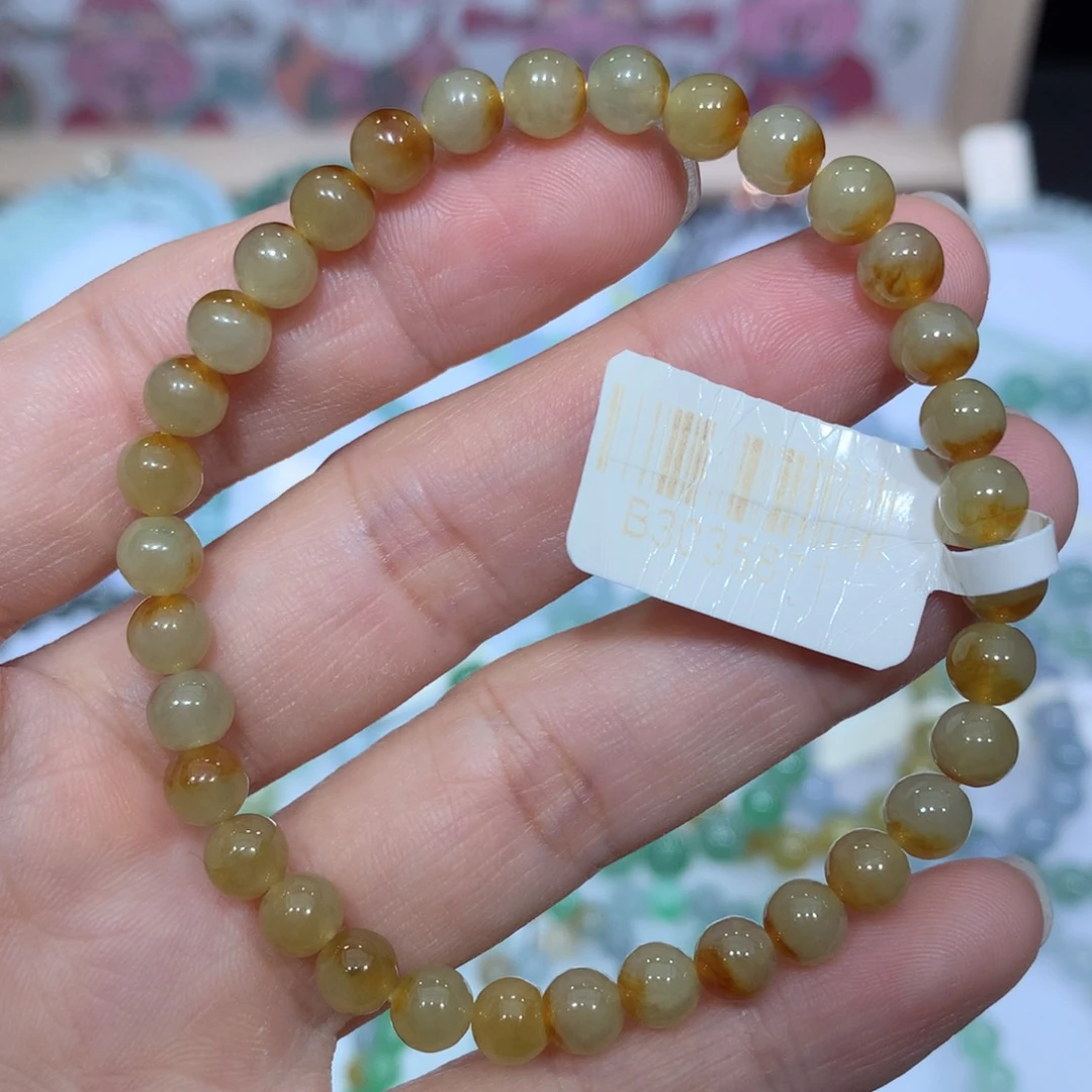翡翠未镶嵌手链天然