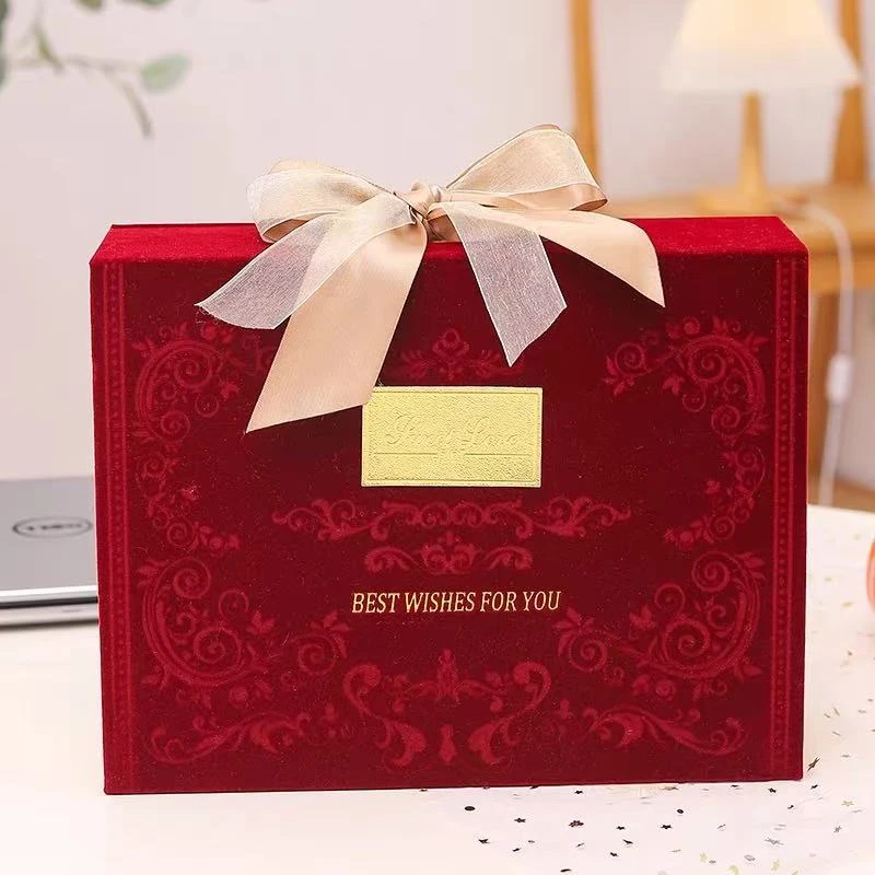 星河 高端礼盒丝绒蝴蝶结伴手礼-挂车链接勿拍