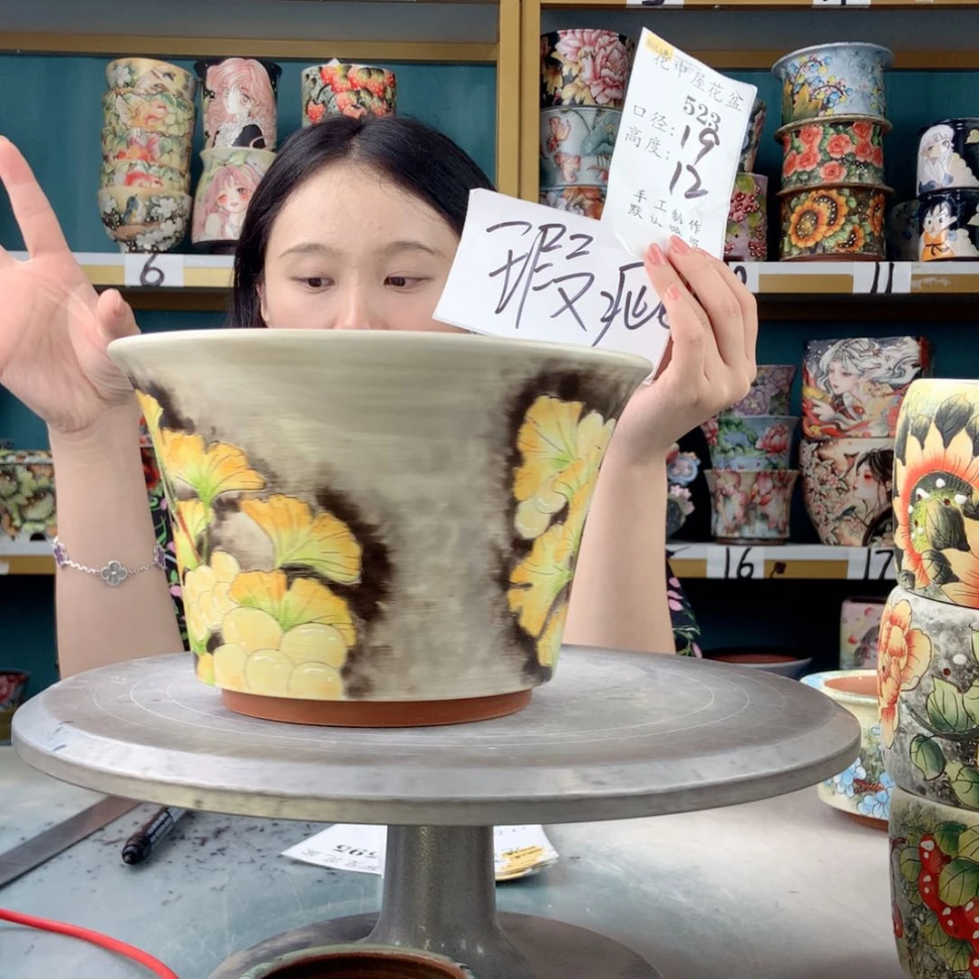 罐景德镇手工瑕疵523