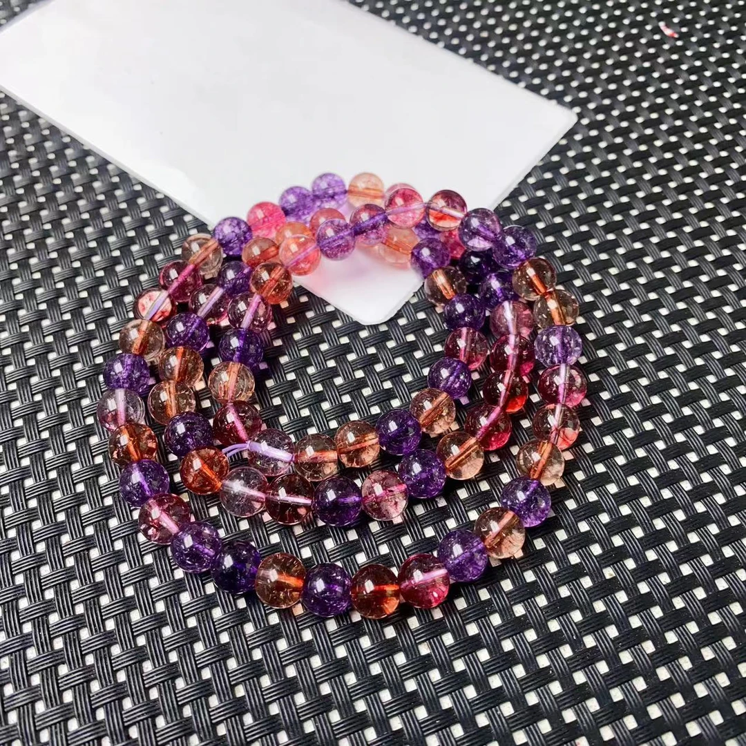 [石矿]A1423烟花超多圈8M项链