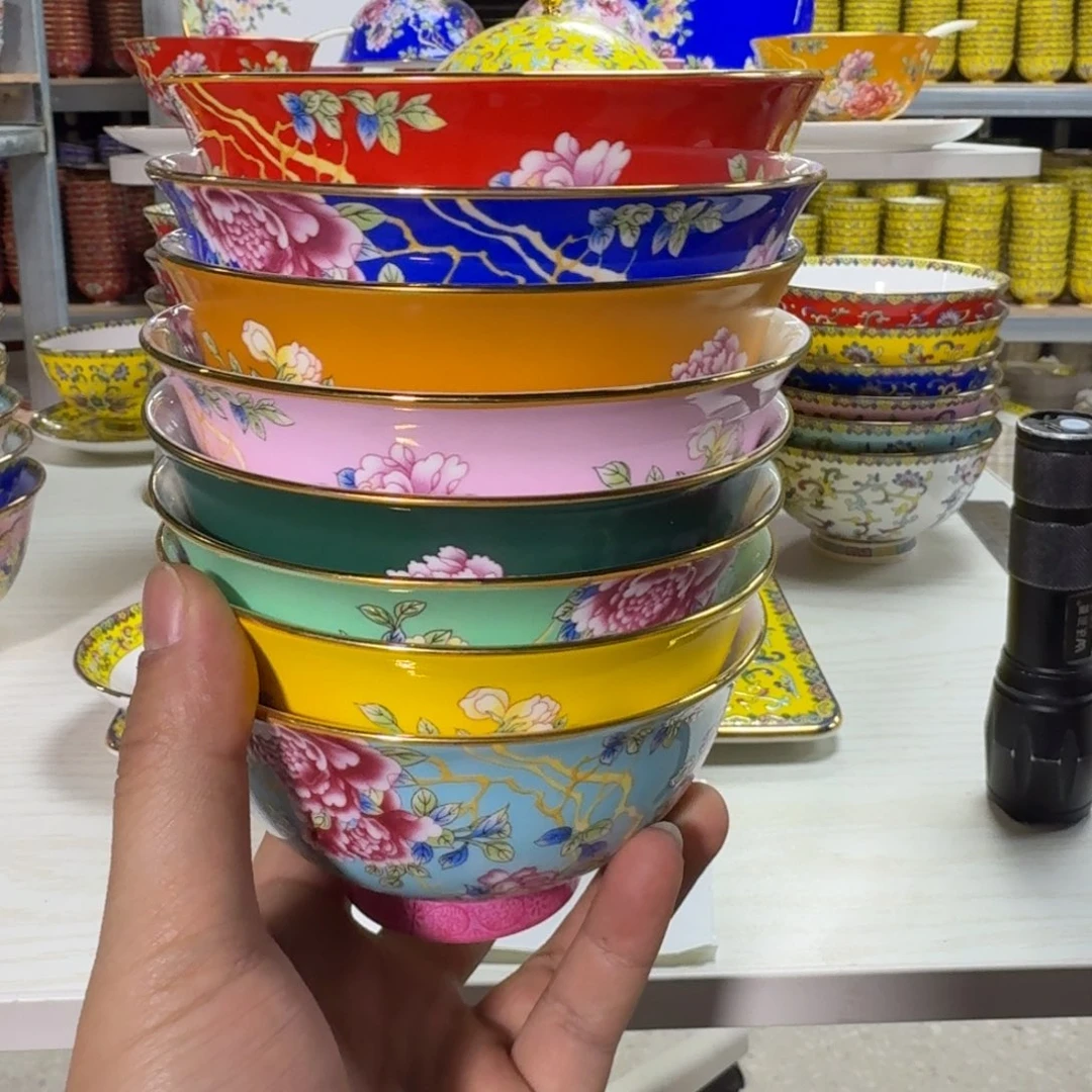 8个4.5英寸高脚碗