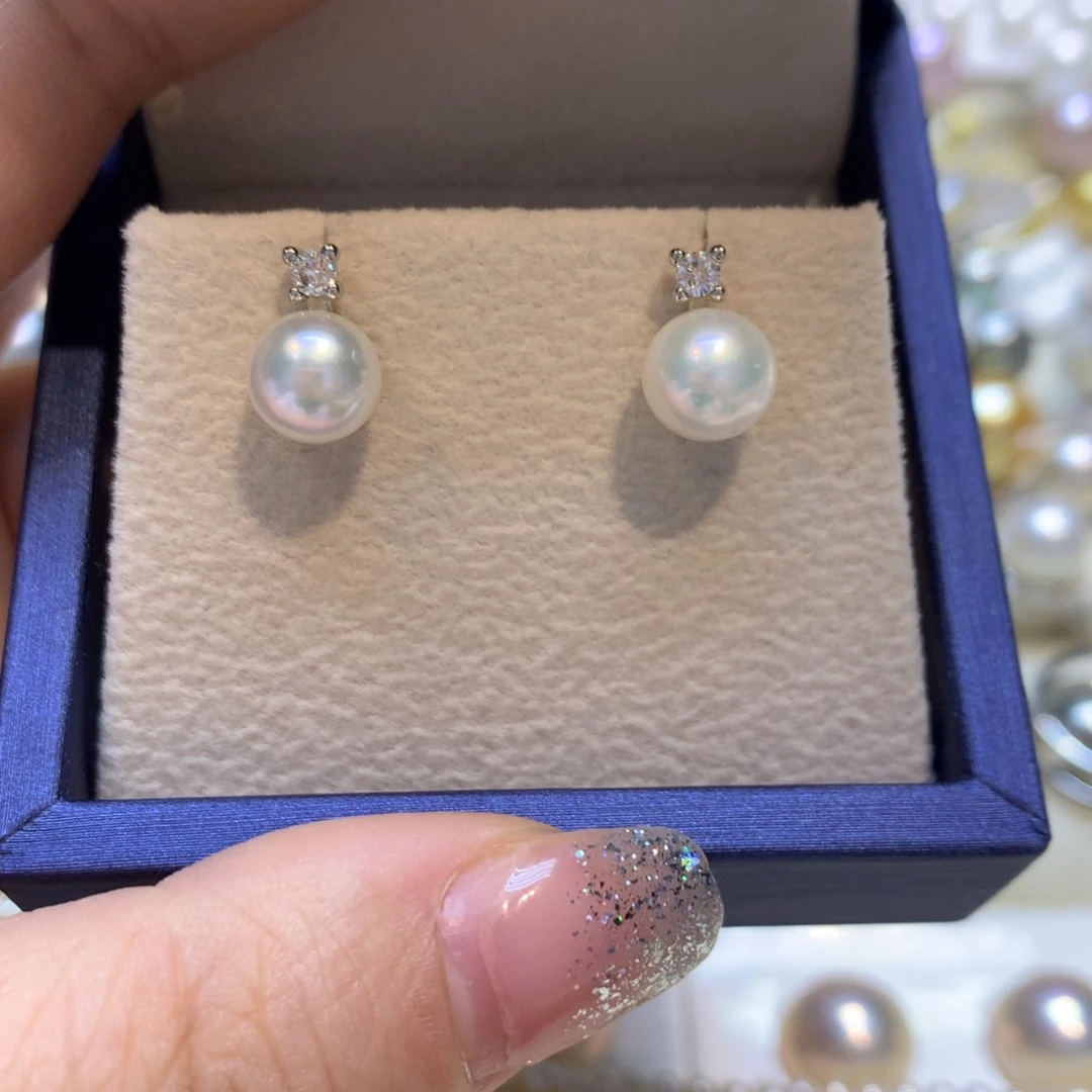 未镶嵌淡水珍珠耳饰