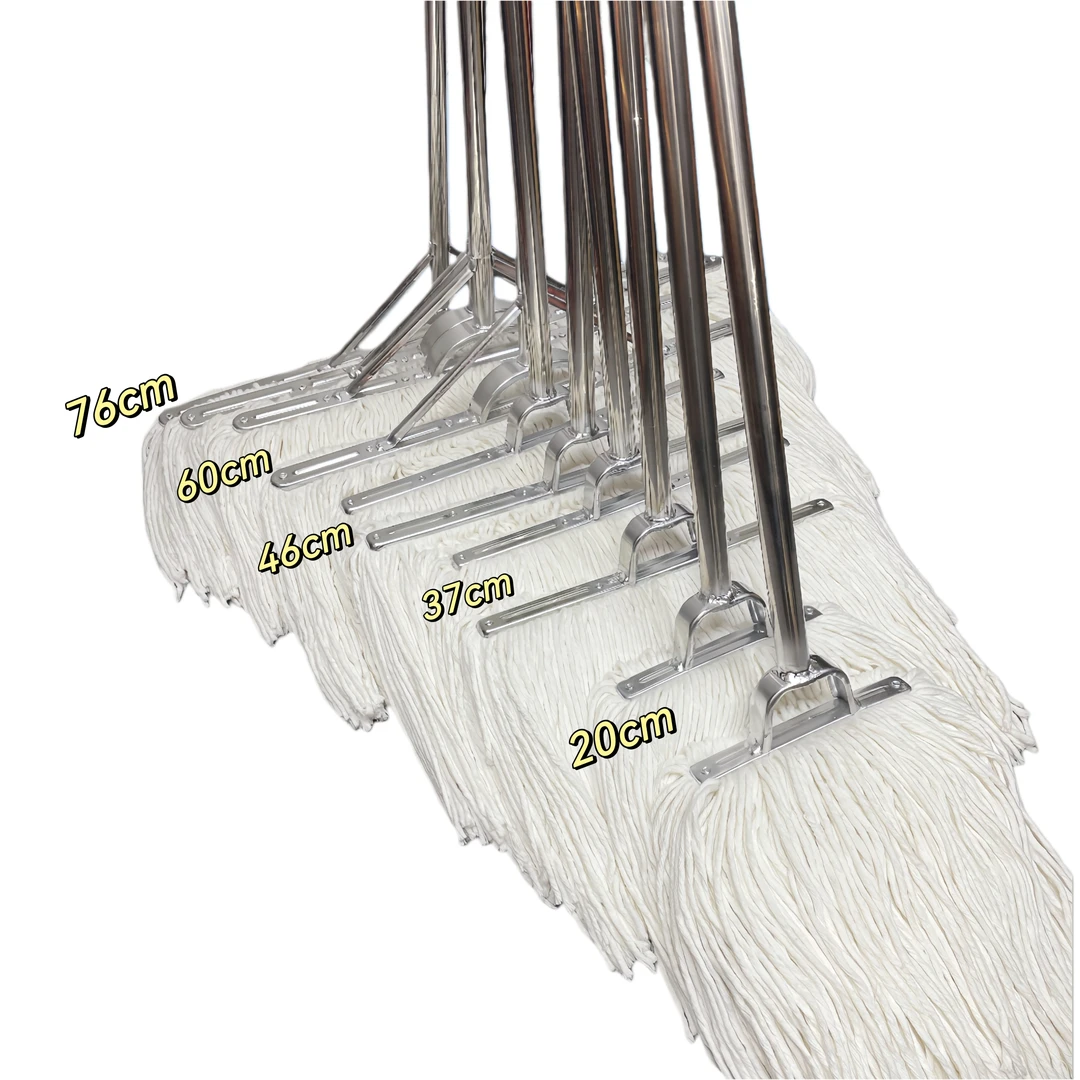 拖把【不锈钢杆】水拖干湿两用加厚墩布棉纱棉线加大吸水老式平板拖