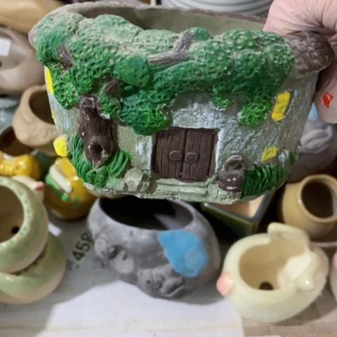 红陶陶瓷多肉花盆