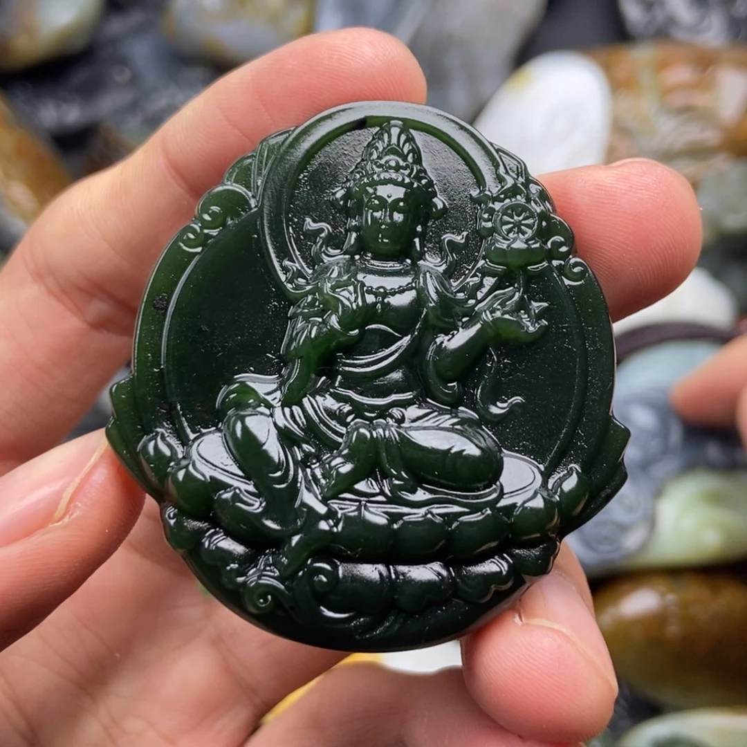 和田玉颈饰未镶嵌