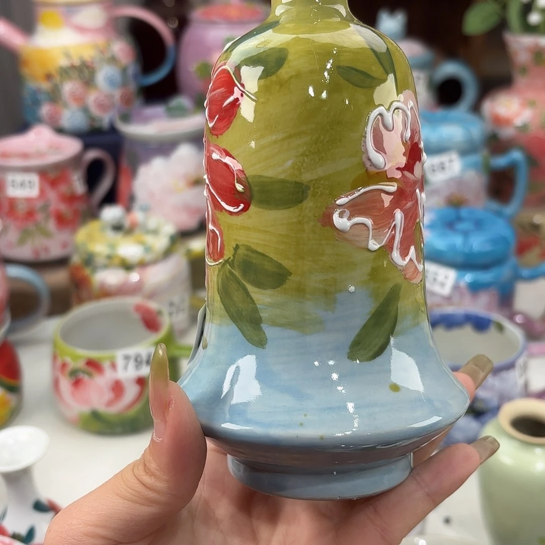 景德镇手绘高温釉下彩陶瓷茶具