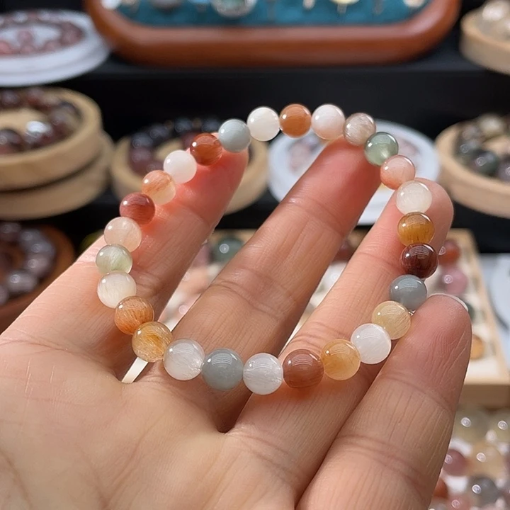 水晶未镶嵌手链卡7+