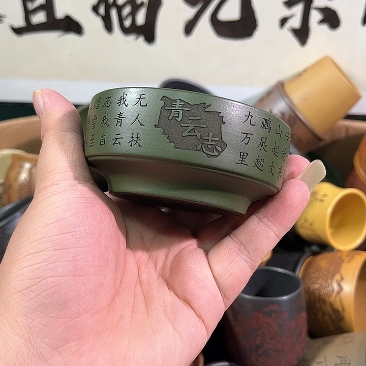 茶杯紫砂全手工紫砂主人杯
