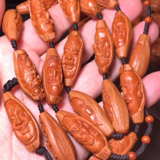 橄榄核手串/手链嵌入式十八罗汉代表作金奖