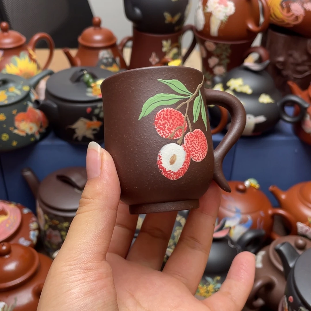 茶杯紫砂紫砂主人杯100cc