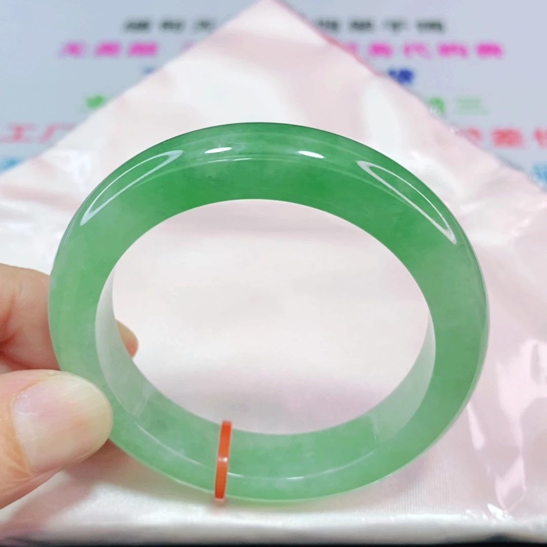 未镶嵌手镯翡翠50.5圈口正圈-高品质货头