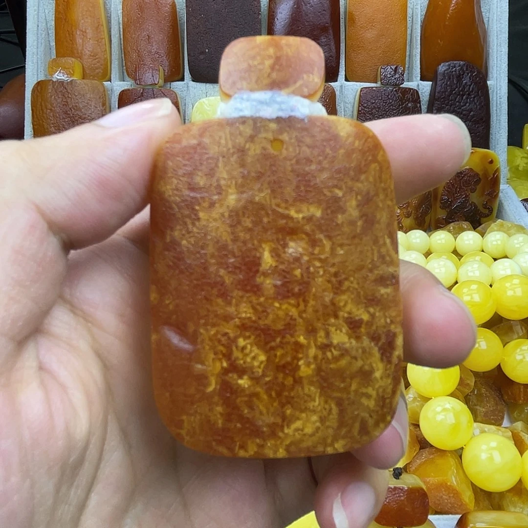 定制蜜蜡未镶嵌花蜡