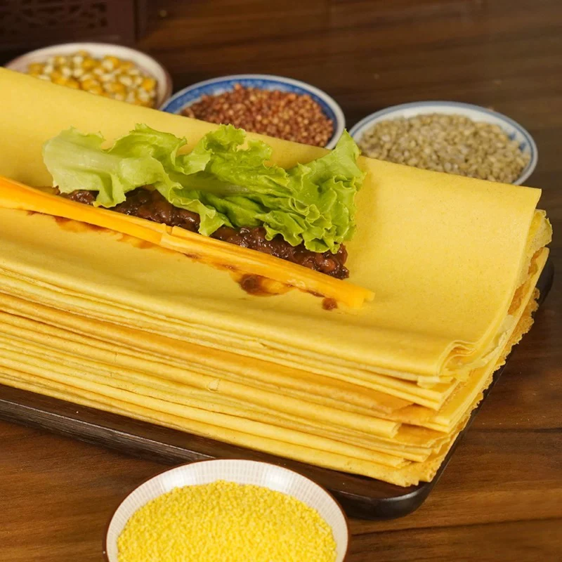 纯粗粮手工发酵玉米红枣小米黑米高粱煎饼山东特产即食营养无添加