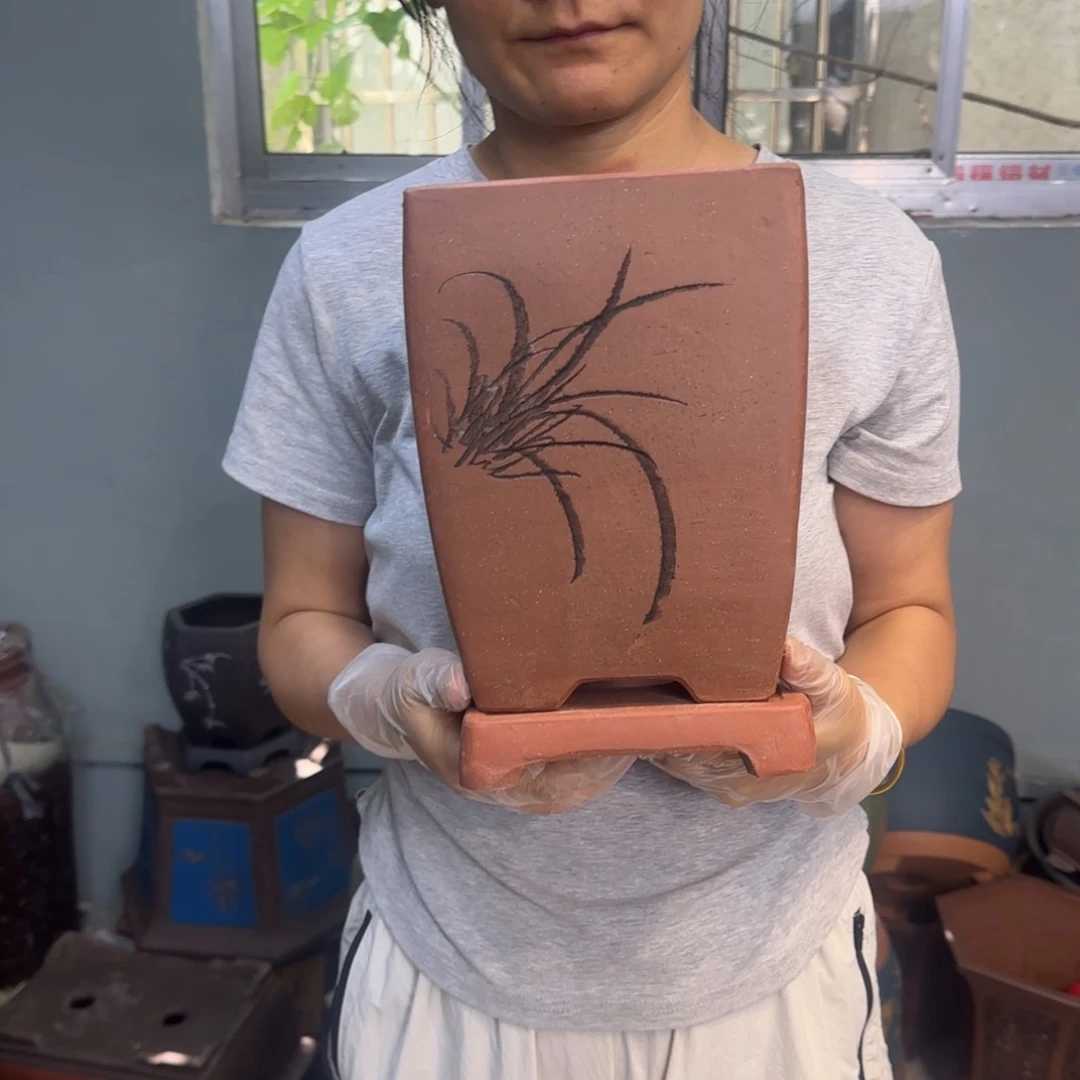 紫砂花盆紫砂口径22