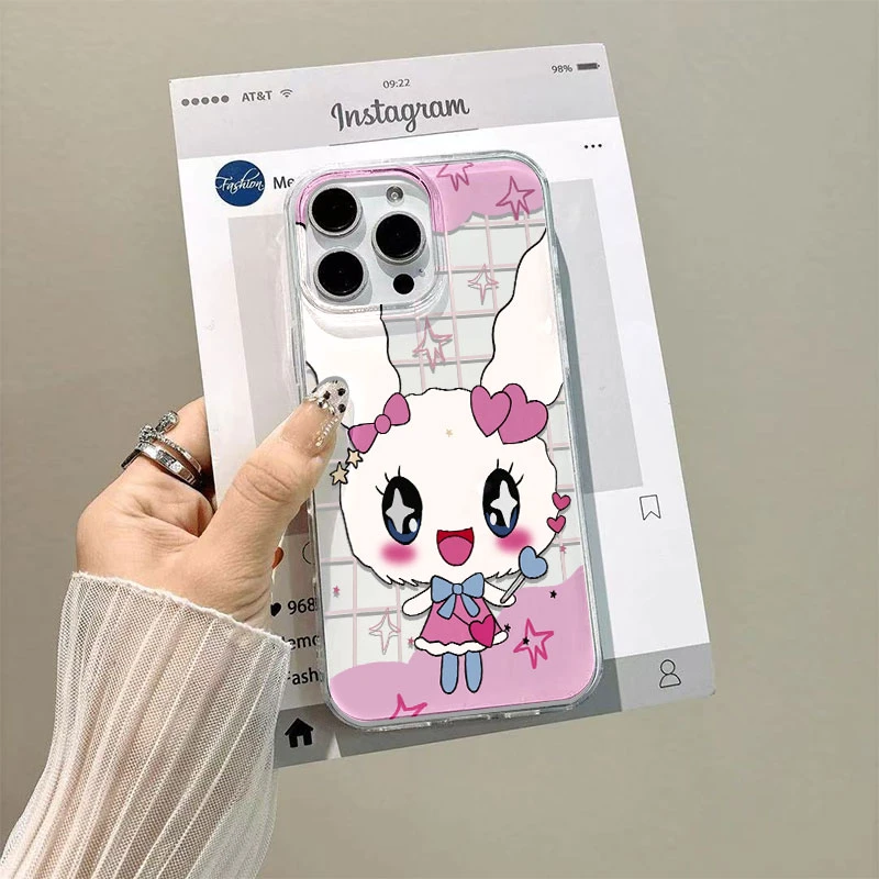 可爱凯蒂猫适用于苹果17promax/16大孔白色IMD手机壳华为vivo创意