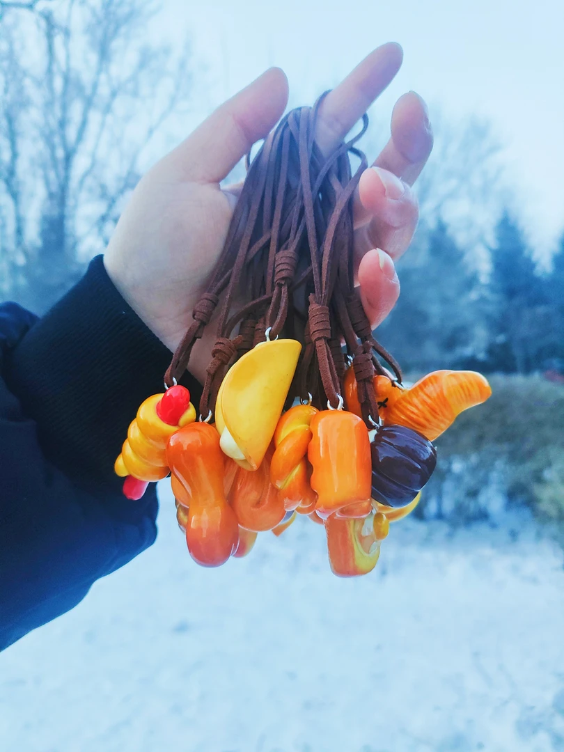 树脂粘土包挂件挂式