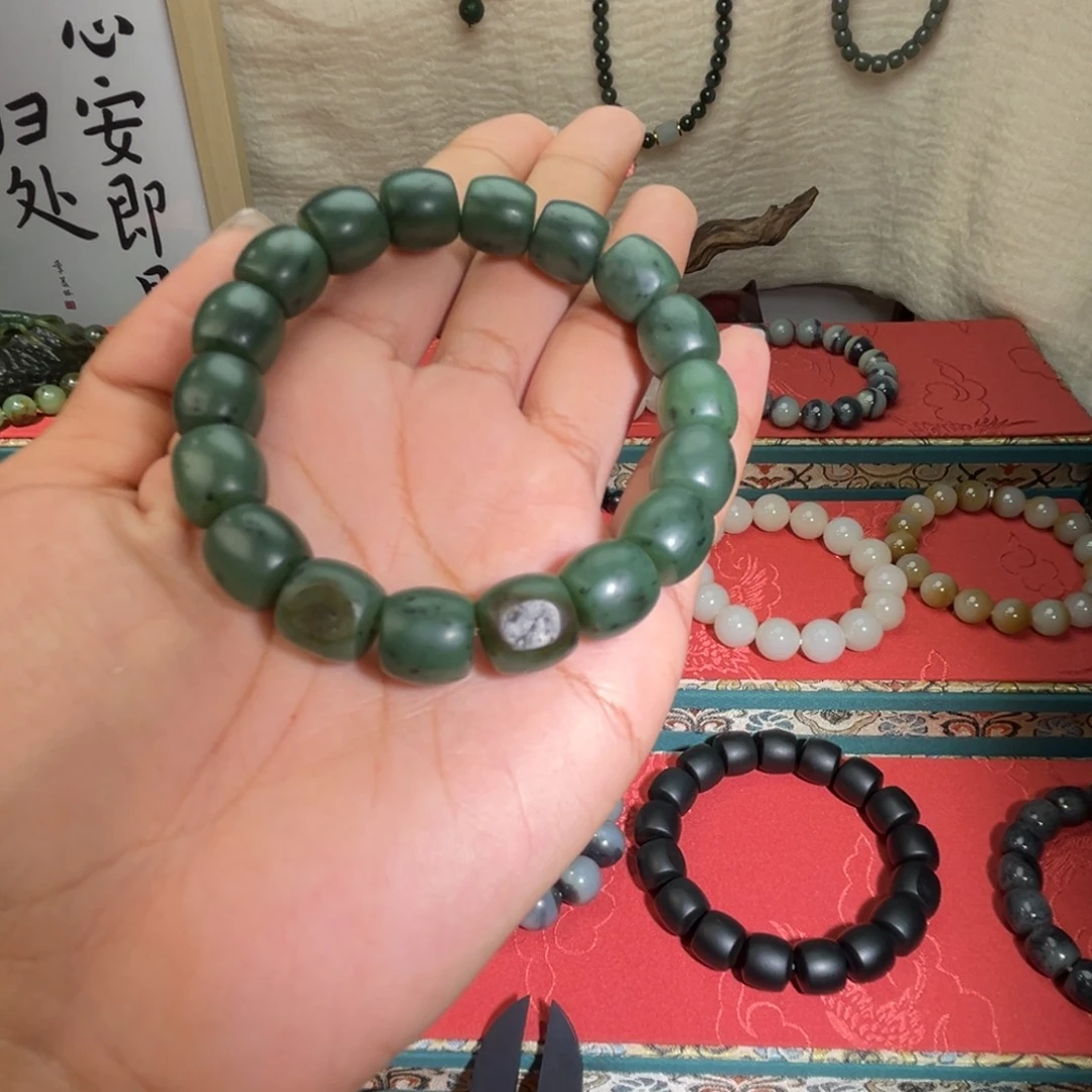 和田玉手链未镶嵌