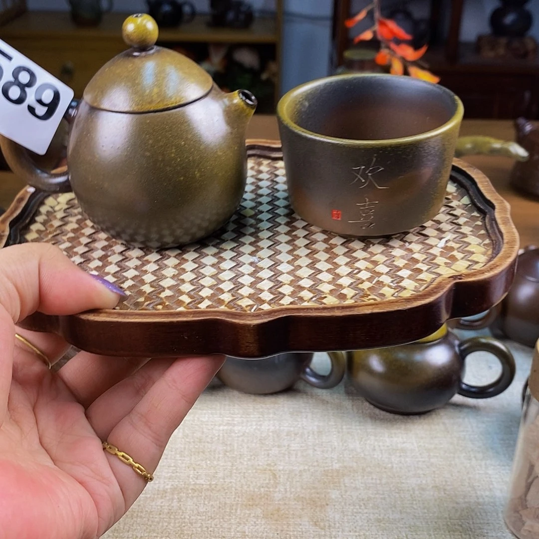 静***开柴烧壶泡茶香柴烧壶