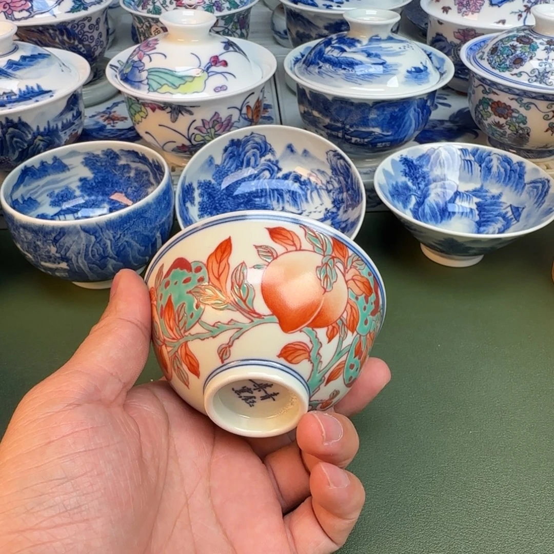 陶纯手工纯手绘茶具288