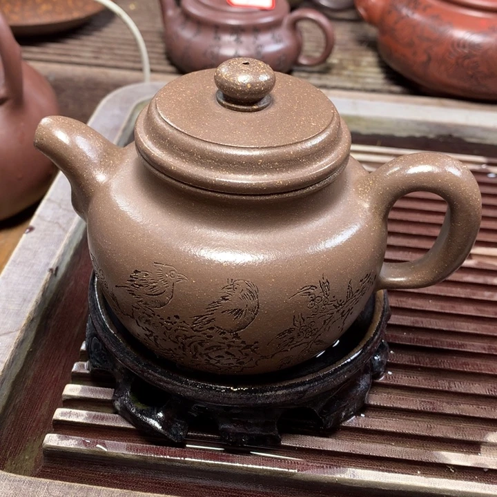 紫砂茶壶原矿手工108