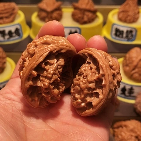吊坠文玩核桃半壁蛇王