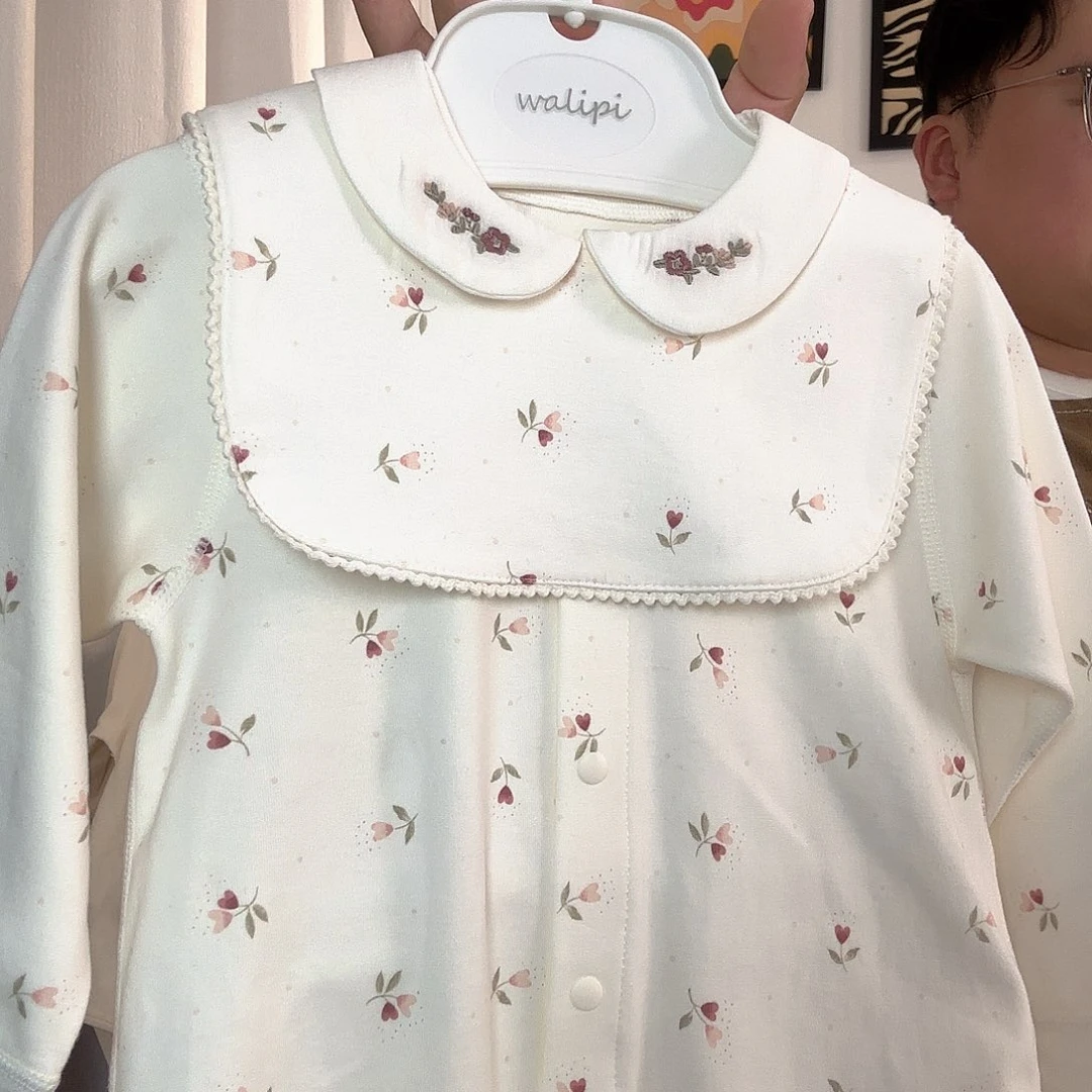 静***江南米花➕口水巾长爬90