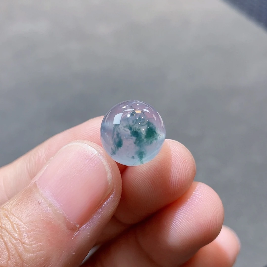 【闪购商品】颈饰未镶嵌翡翠卡12.9冰川蓝飘花