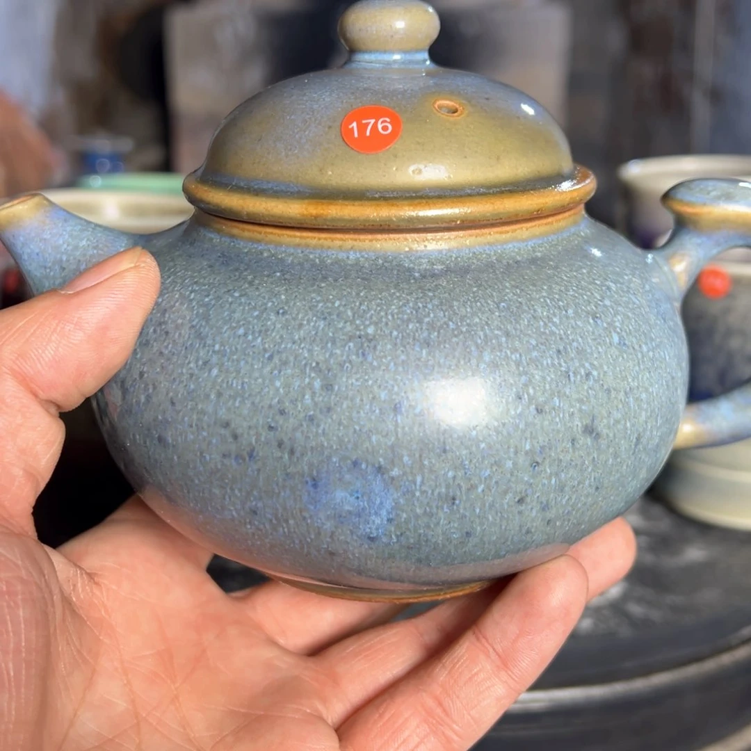 杯子用****2钧瓷茶壶杯子压手杯