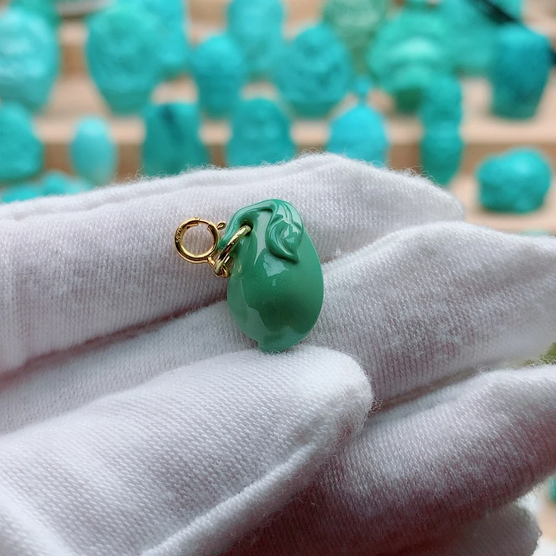 绿松石未镶嵌配饰
