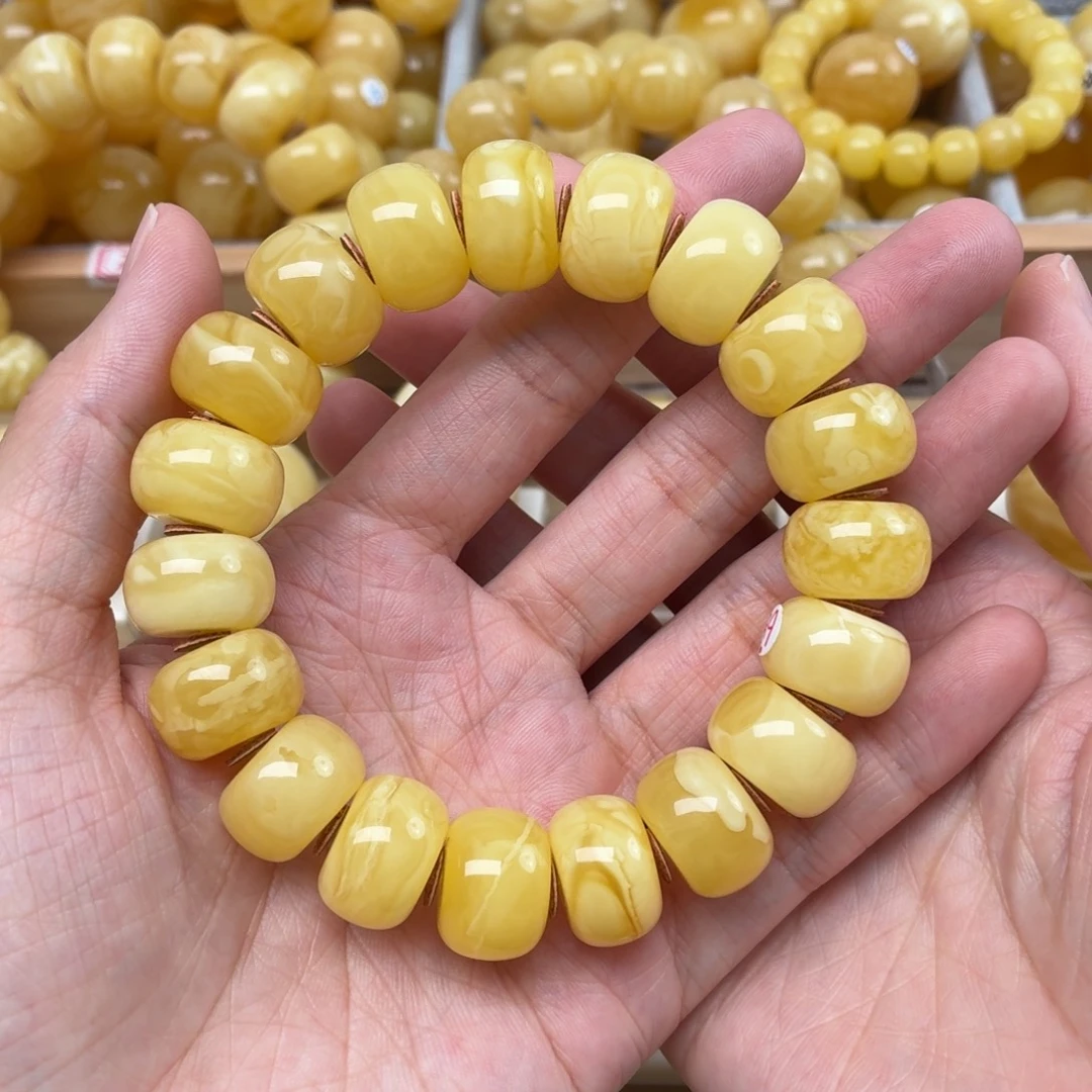 蜜蜡未镶嵌裸石16+蜜蜡手串