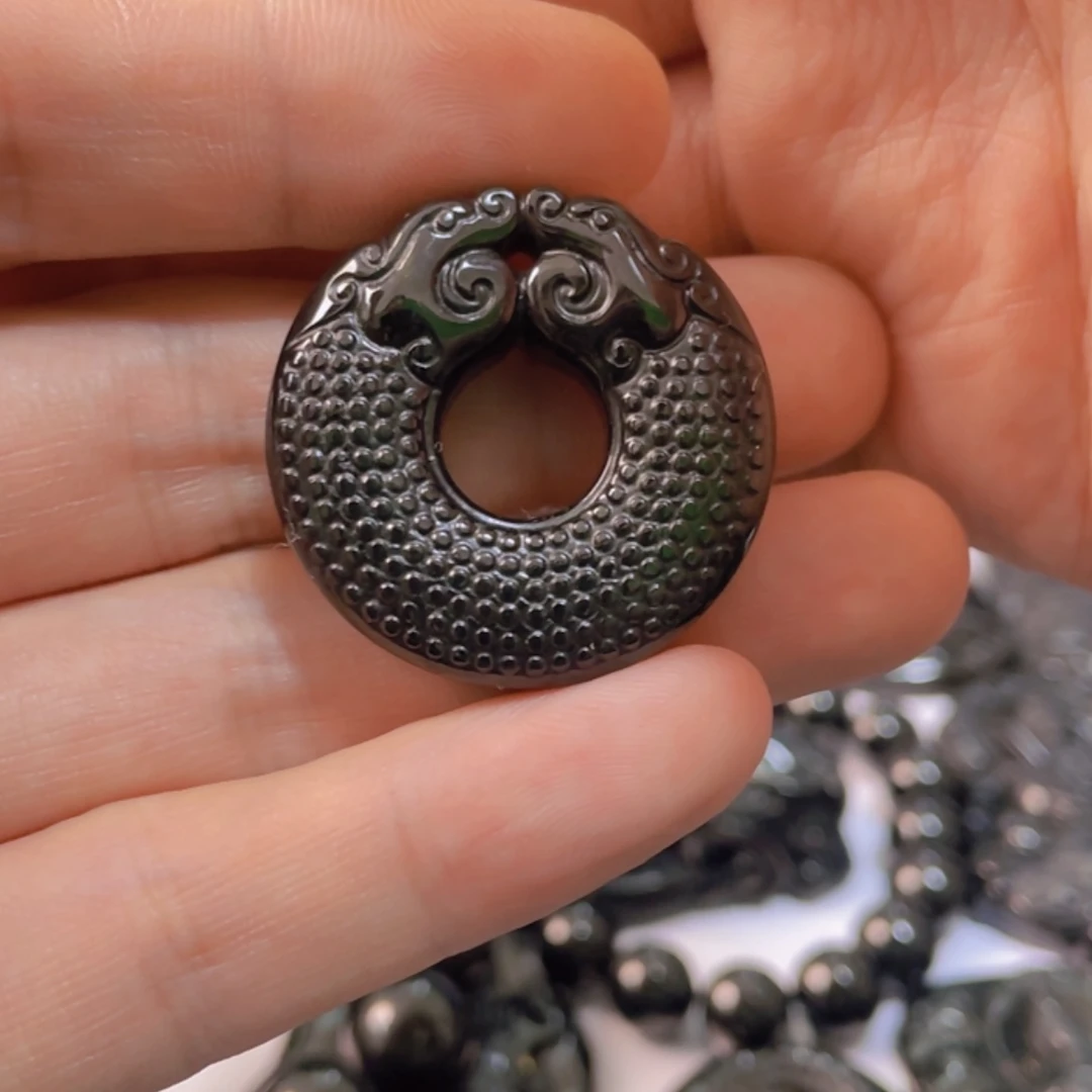 【闪购商品】翡翠吊坠(不含链)未镶嵌龙扣