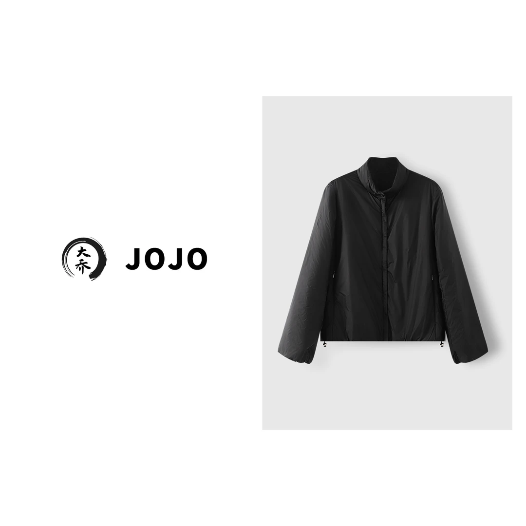 『大乔JoJo』【轻飘飘】享受轻盈温暖 舒适敲轻便的短款夹克外套