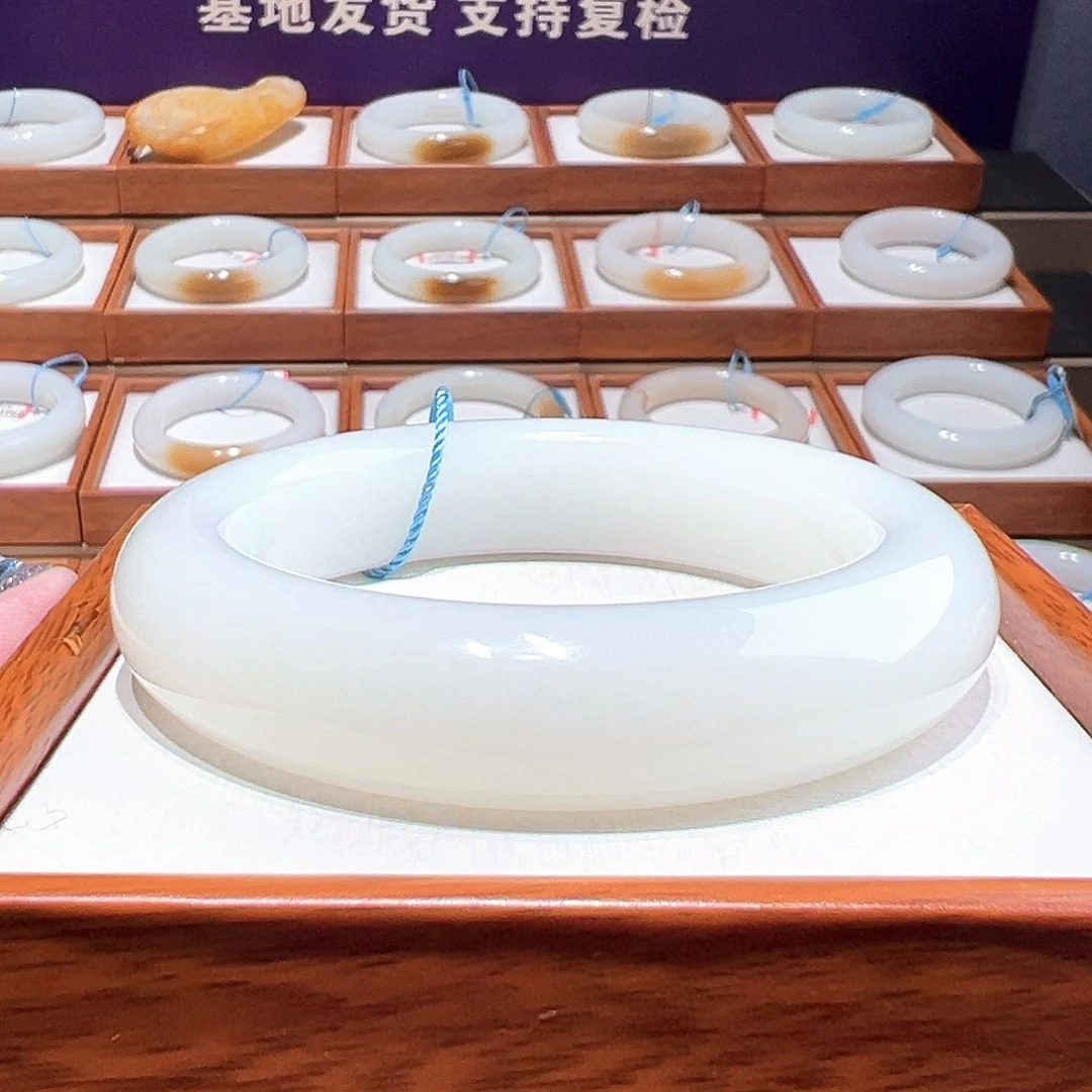 和田玉手镯 57 58未镶嵌