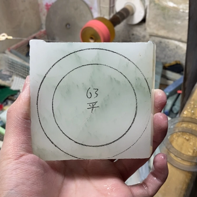 【闪购商品】石英质玉（天山翠）手镯未镶嵌木*定制手镯